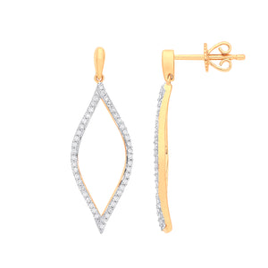 DIAMOND marquise earrings