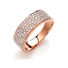 Load image into Gallery viewer, DIAMOND pave set dress ring
