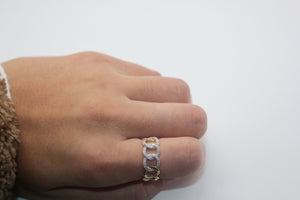 DIAMOND cuban ring