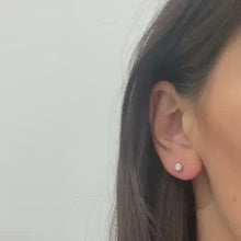 Load and play video in Gallery viewer, DIAMOND stud earrings
