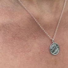 Load and play video in Gallery viewer, SILVER coin necklace
