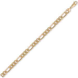 9k GOLD figaro chain