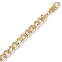Load image into Gallery viewer, 9k GOLD flat curb chain
