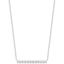 Load image into Gallery viewer, DIAMOND bar necklace and chain
