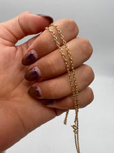 Load image into Gallery viewer, 9k GOLD diamond cut belcher chain
