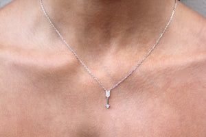 SILVER arrow necklace