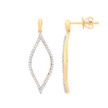 Load image into Gallery viewer, DIAMOND marquise earrings
