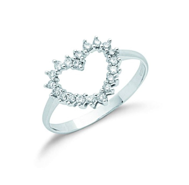 DIAMOND heart ring