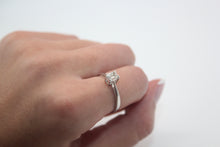 Load image into Gallery viewer, DIAMOND emerald cut engagement ring

