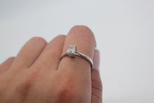 Load image into Gallery viewer, DIAMOND emerald cut engagement ring

