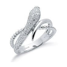 Load image into Gallery viewer, DIAMOND snake ring
