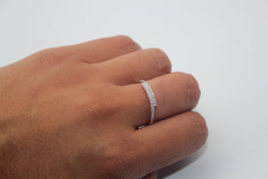 DIAMOND crossover dress ring