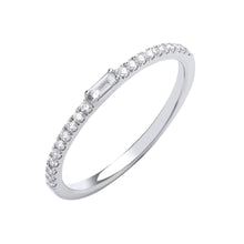 Load image into Gallery viewer, DIAMOND half eternity ring
