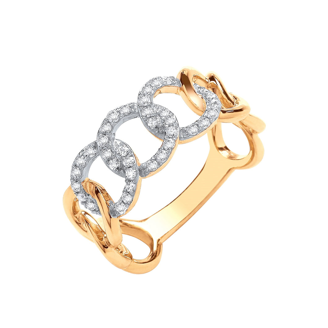 DIAMOND cuban ring