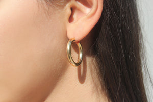 9k GOLD Hoop earrings