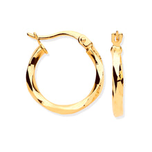 Load image into Gallery viewer, 9k GOLD mini hoop earrings
