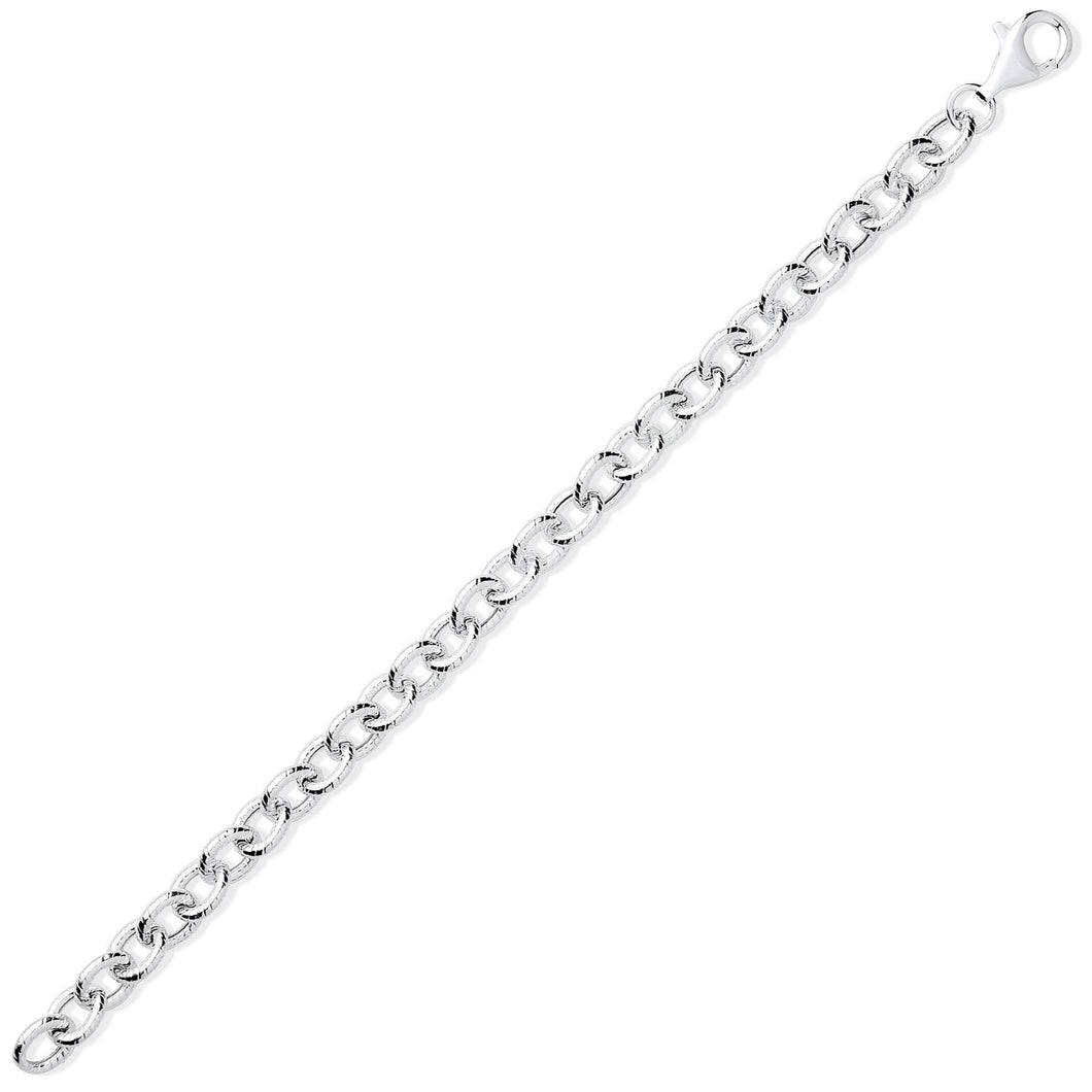 SILVER rolo bracelet