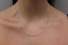 Load image into Gallery viewer, SILVER diamond cut trace chain
