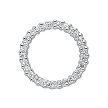 Load image into Gallery viewer, SILVER circle of Life Cz Pendant
