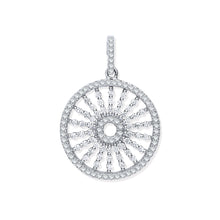 Load image into Gallery viewer, SILVER universe cz pendant
