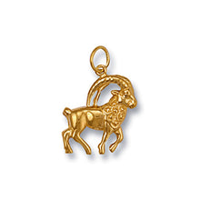 Load image into Gallery viewer, 9k GOLD capricorn zodiac pendant
