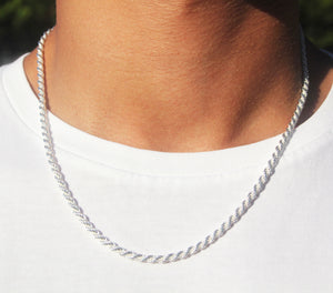 SILVER rope chain