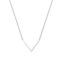Load image into Gallery viewer, SILVER V’ necklace

