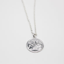 Load image into Gallery viewer, SILVER coin necklace
