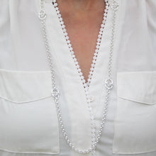 Load image into Gallery viewer, SILVER interlock necklace
