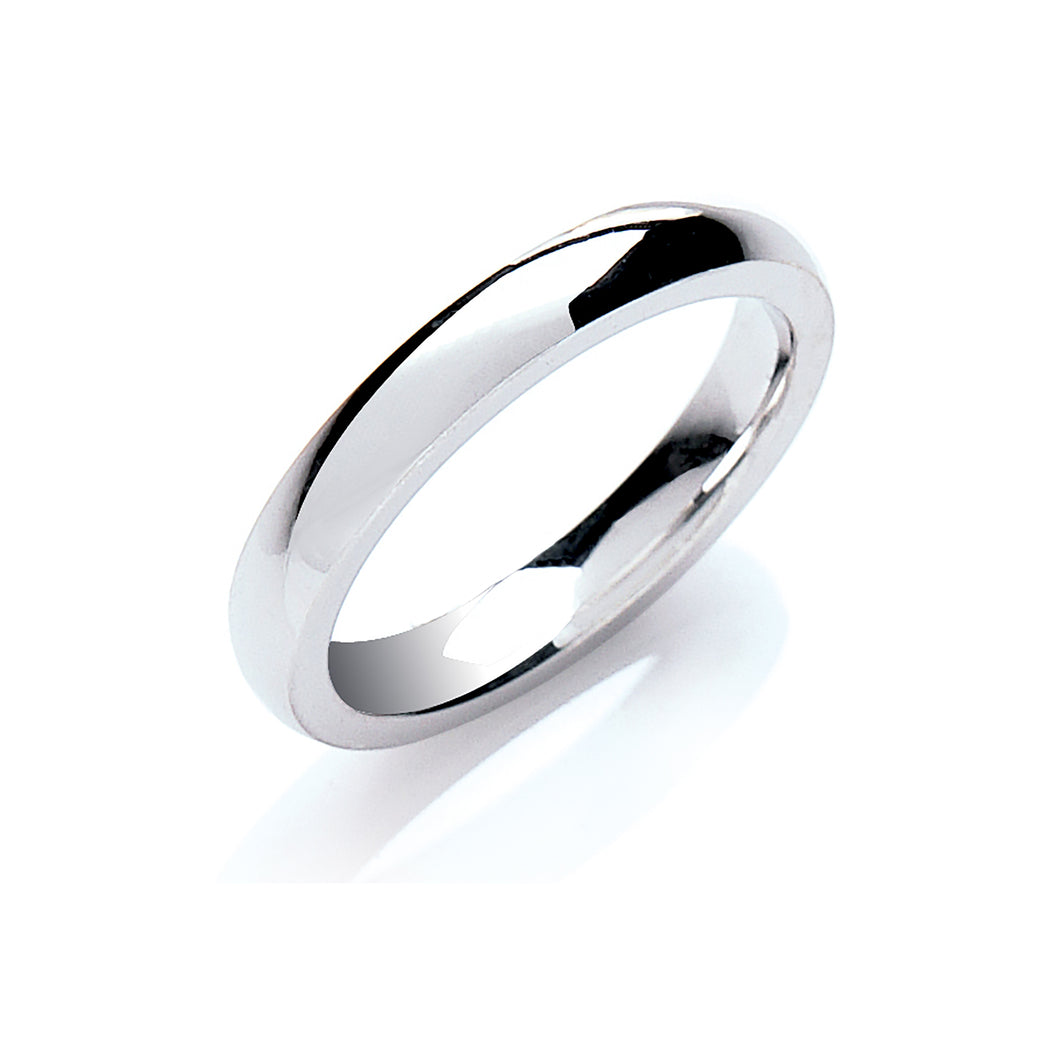 SILVER court shape ring