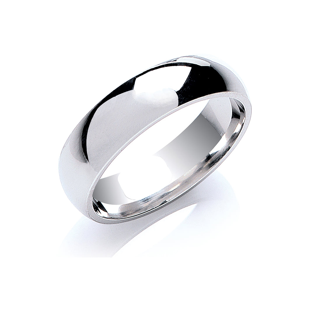 SILVER court shape ring